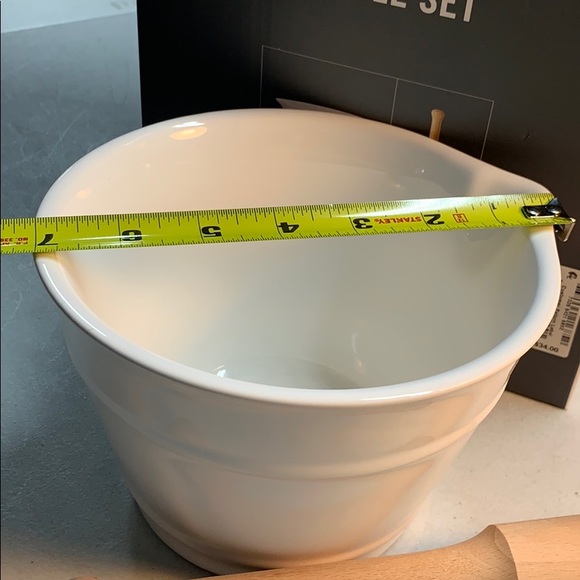 Stoneware Mortar & Pestle Set - Picture 6 of 9